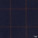 DARK BLUE, BROWN CHECKS