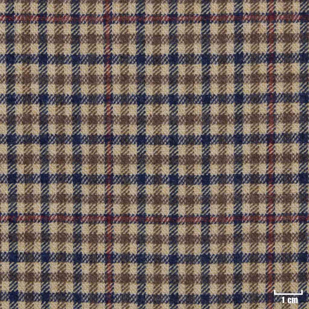 BLUE/BROWN/TAN, MIXED RED CHECKS