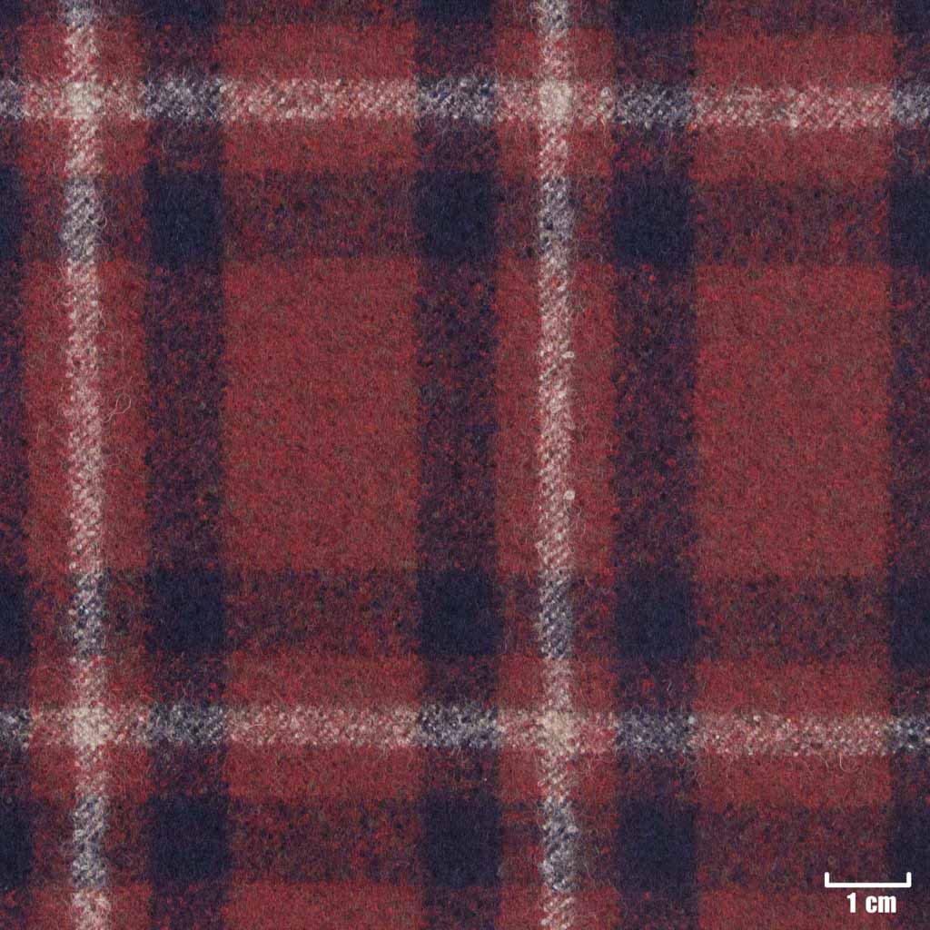 BURGUNDY, BLUE/WHITE CHECKS