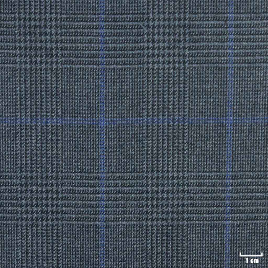 DARK GREY, BLUE CHECKS