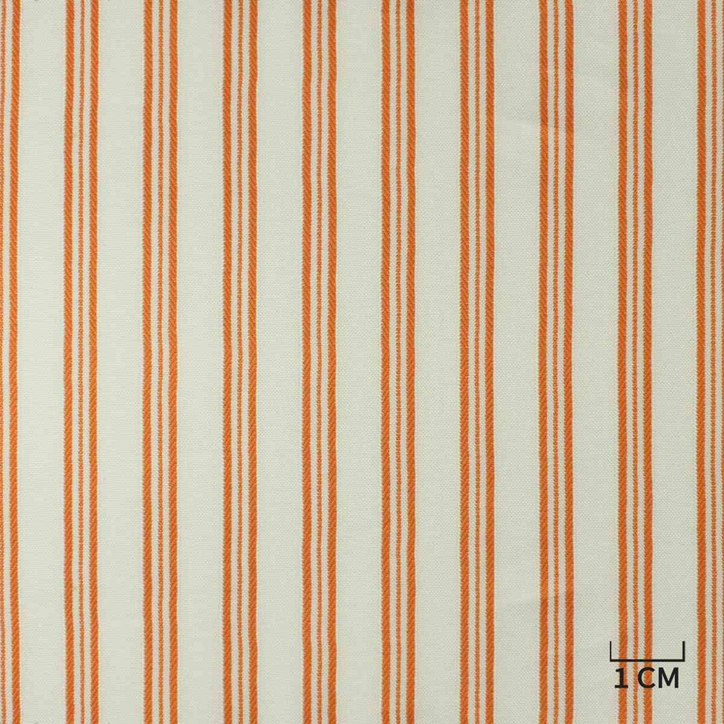 WHITE, ORANGE STRIPES
