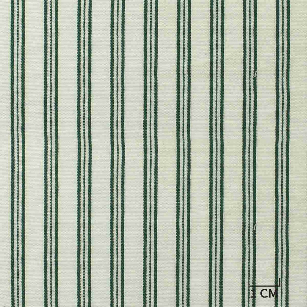 WHITE, GREEN STRIPES