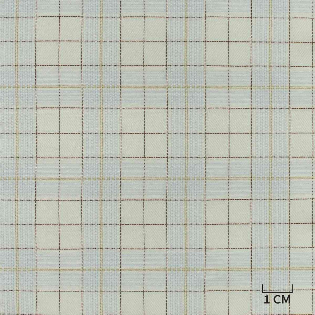 WHITE, BLUE/KHAKI CHECKS