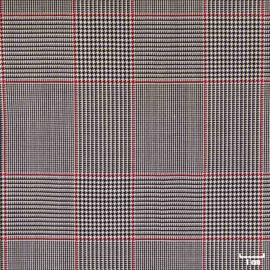 GREY, RED CHECKS