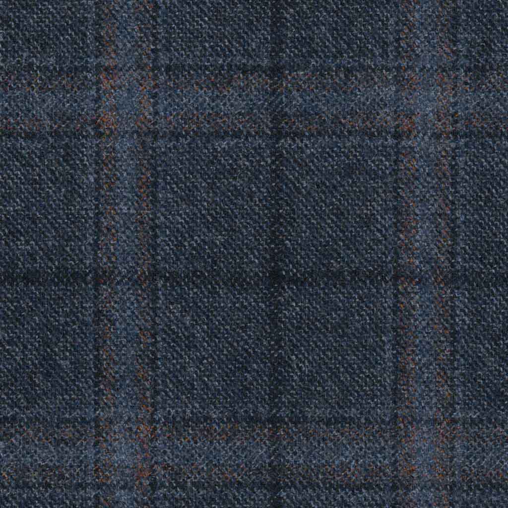 DARK BLUE, BLACK CHECKS