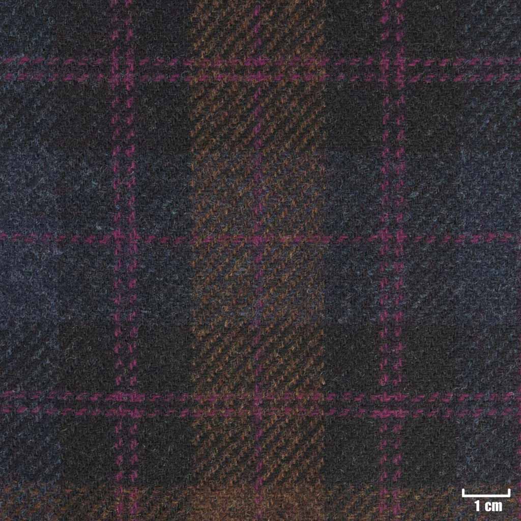 BROWN, BIG BLUE/PURPLE CHECKS