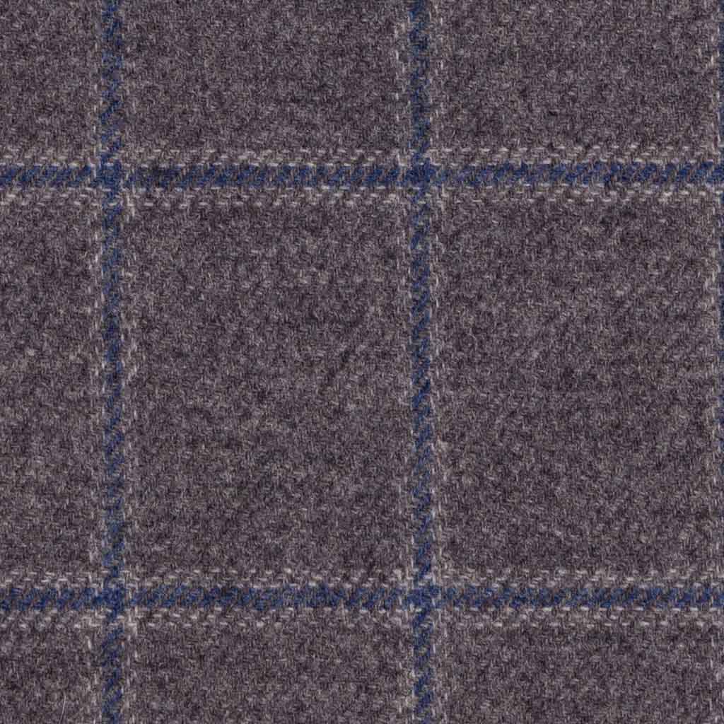 GREY, BLUE CHECKS