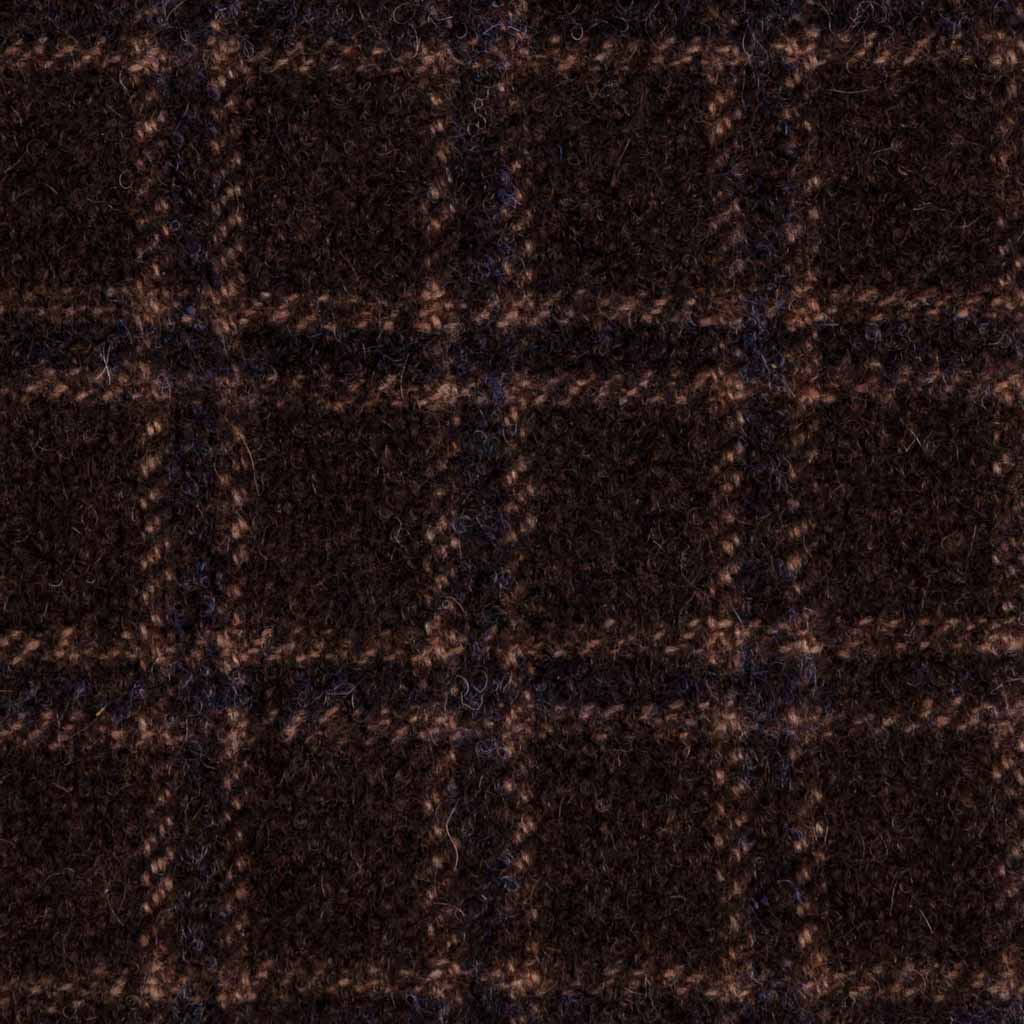 DARK BROWN, CHECKS