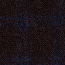 DARK BROWN, BLUE CHECKS