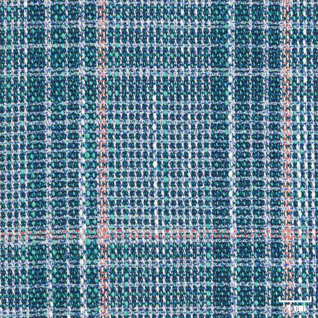 GREEN, WHITE/ORANGE CHECKS