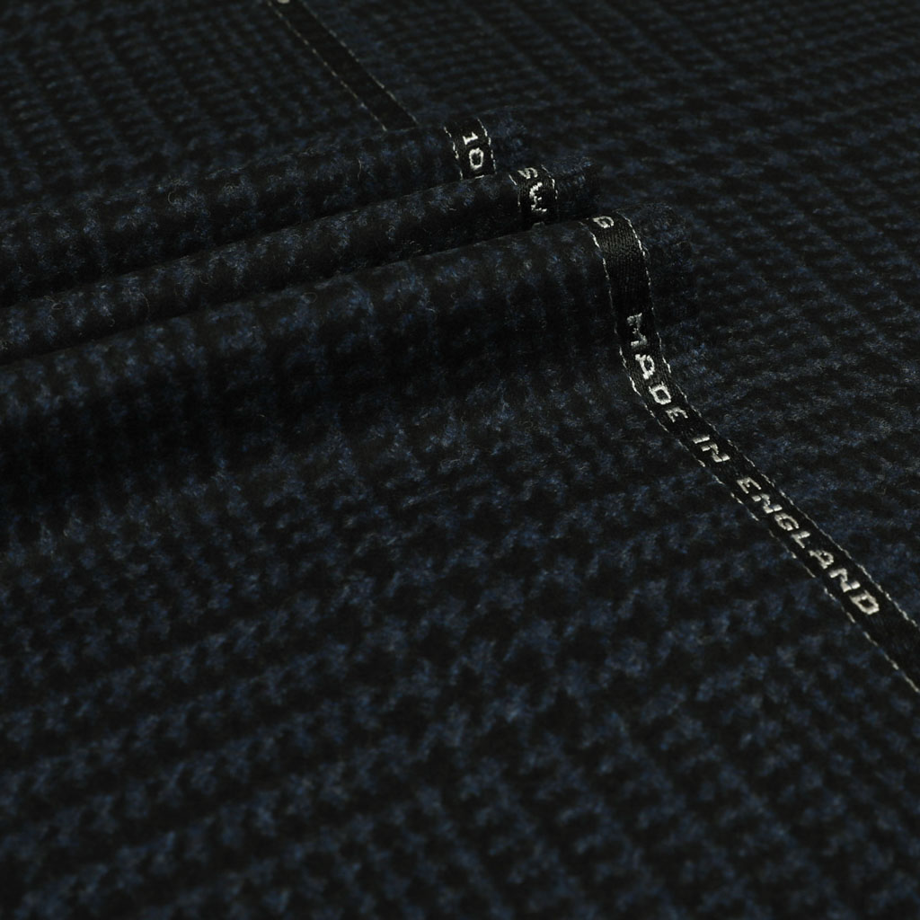 DARK BLUE, BIG CHECKS