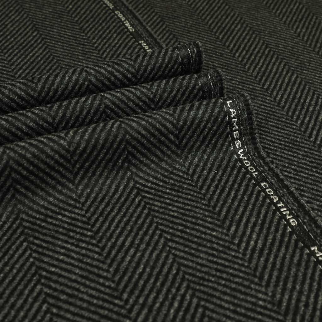 DARK GREY, HERRINGBONE