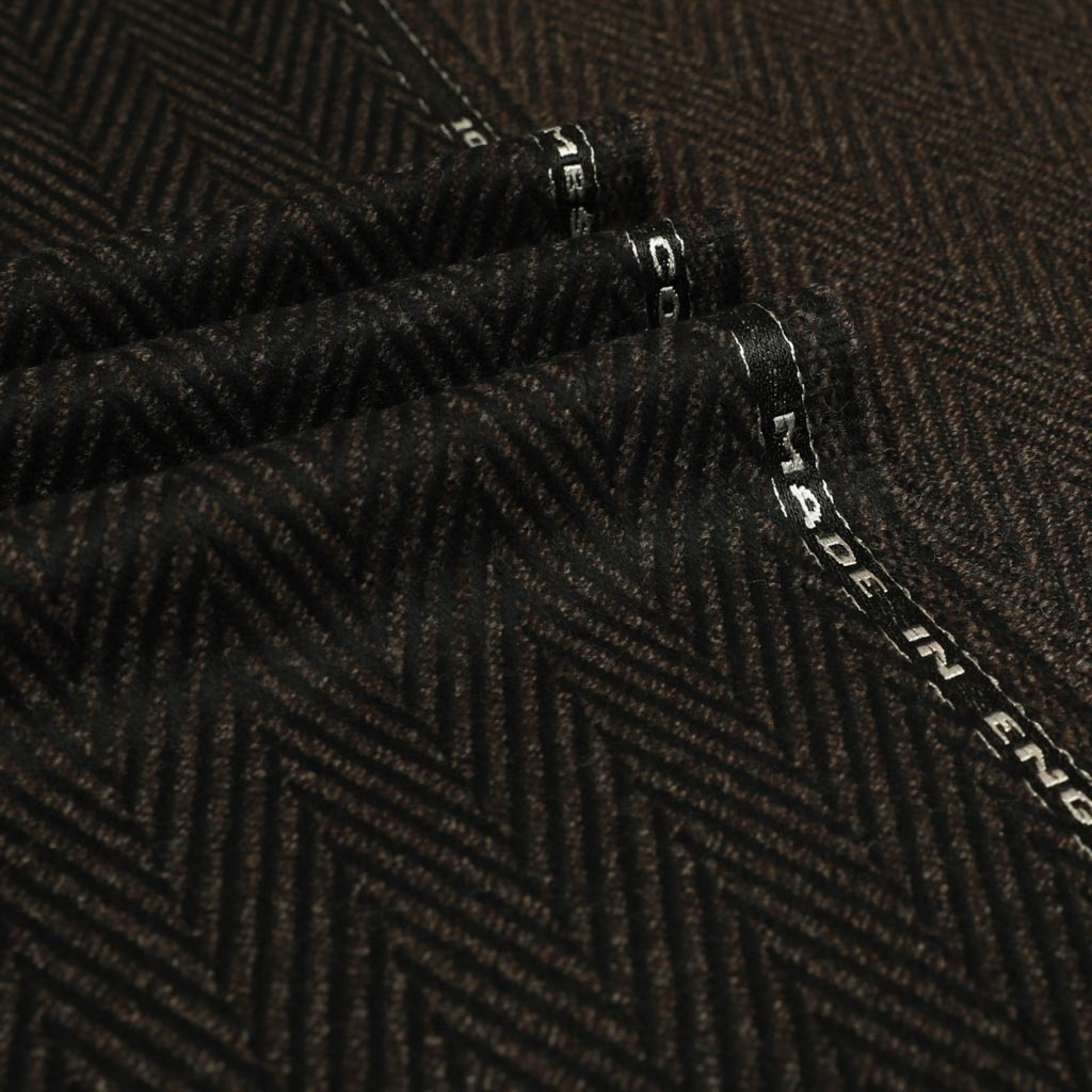 BROWN, HERRINGBONE