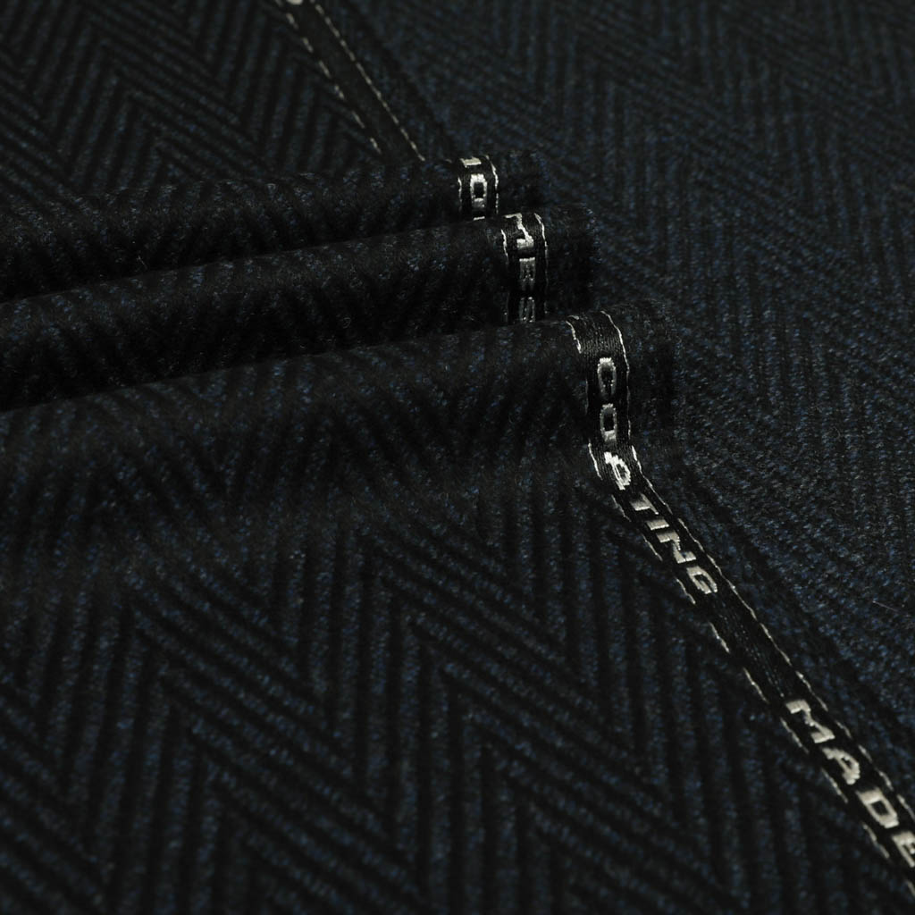 DARK BLUE, HERRINGBONE