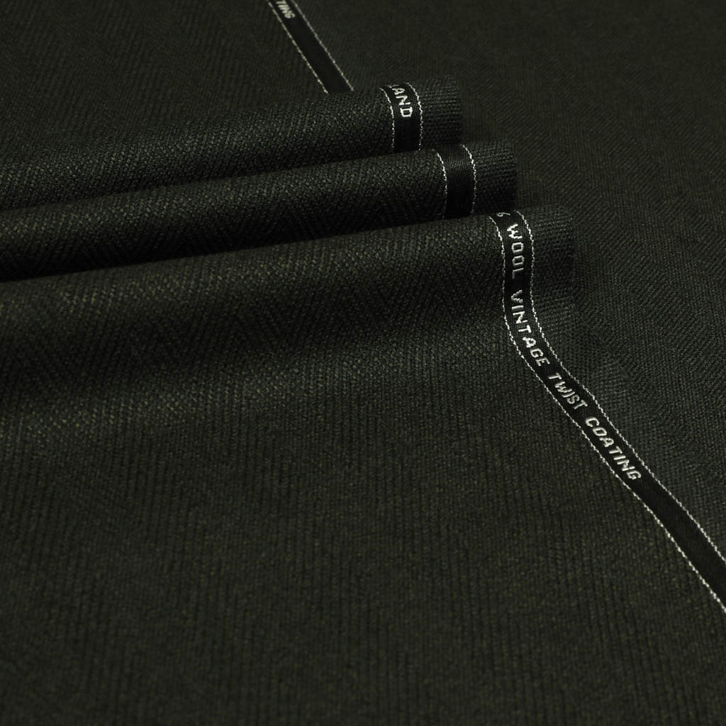 GREEN, HERRINGBONE