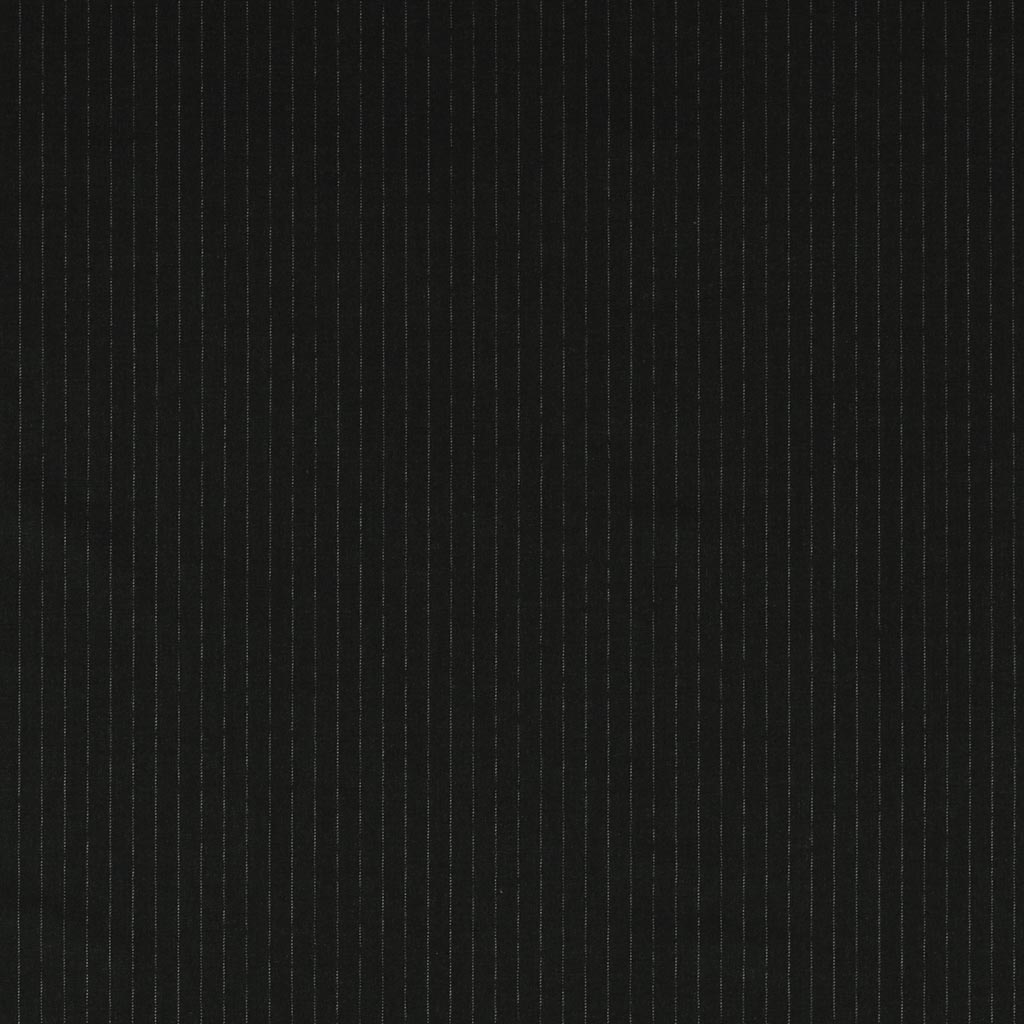 BLACK, NARROW WHITE STRIPES