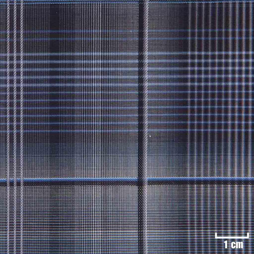 BLUE, BIG PURPLE CHECKS