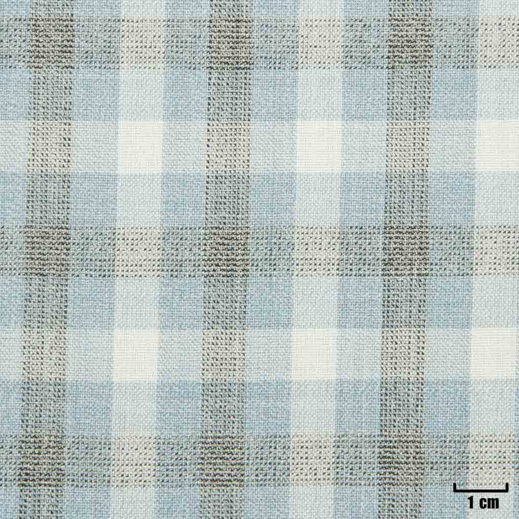 BLUE/WHITE, BROWN CHECKS