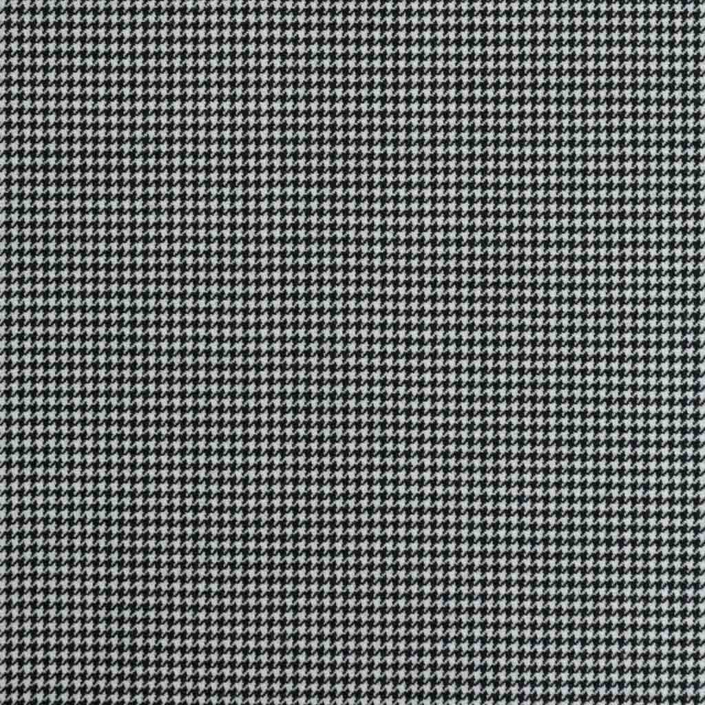 WHITE, BLACK HOUNDSTOOTH