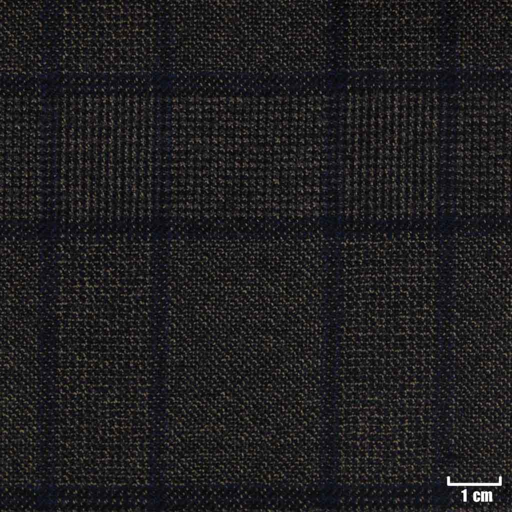 BROWN, BLUE CHECKS
