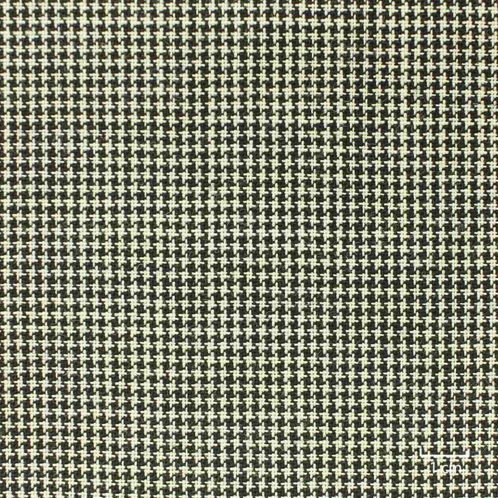 WHITE, BLACK HOUNDSTOOTH