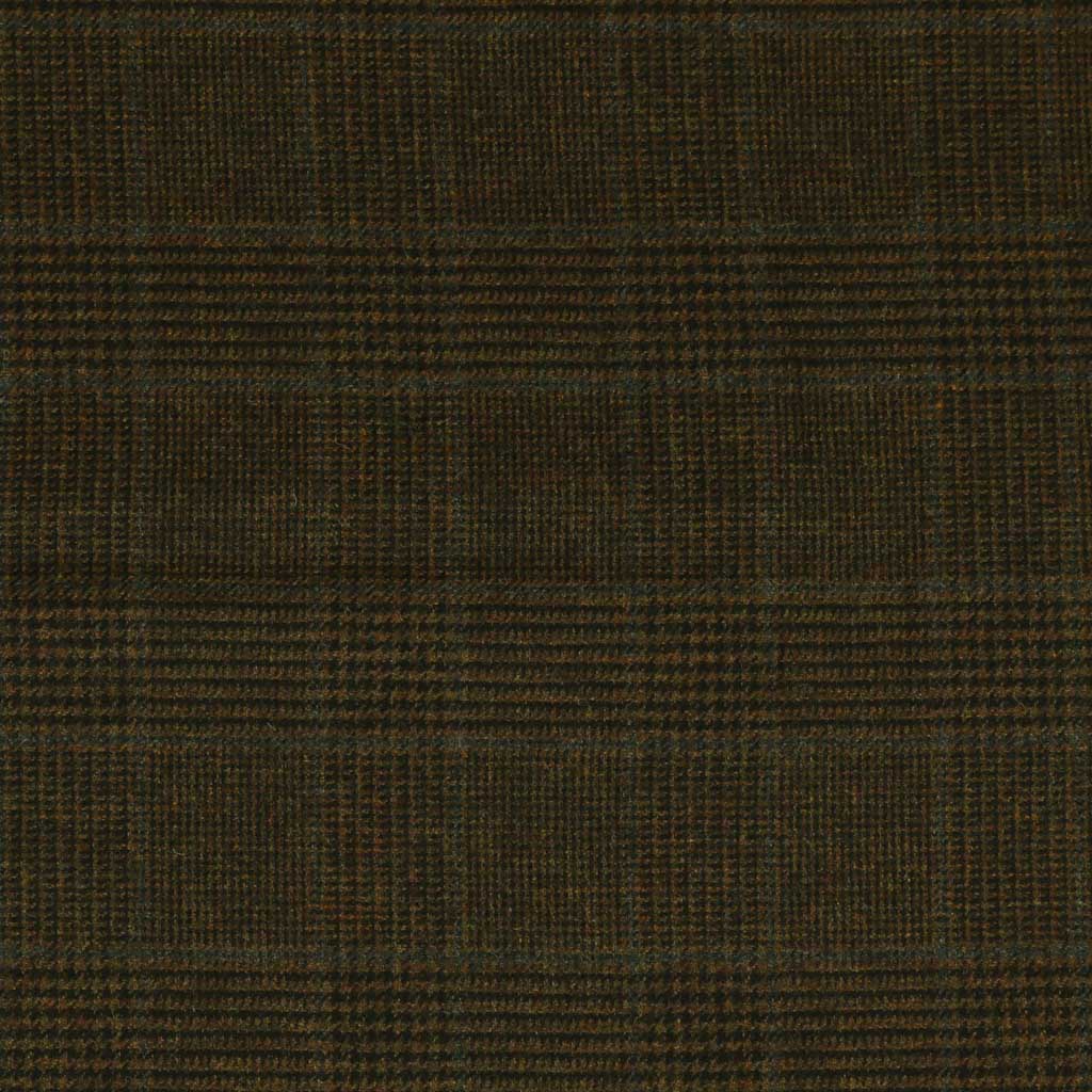 BROWN, BLUE CHECKS