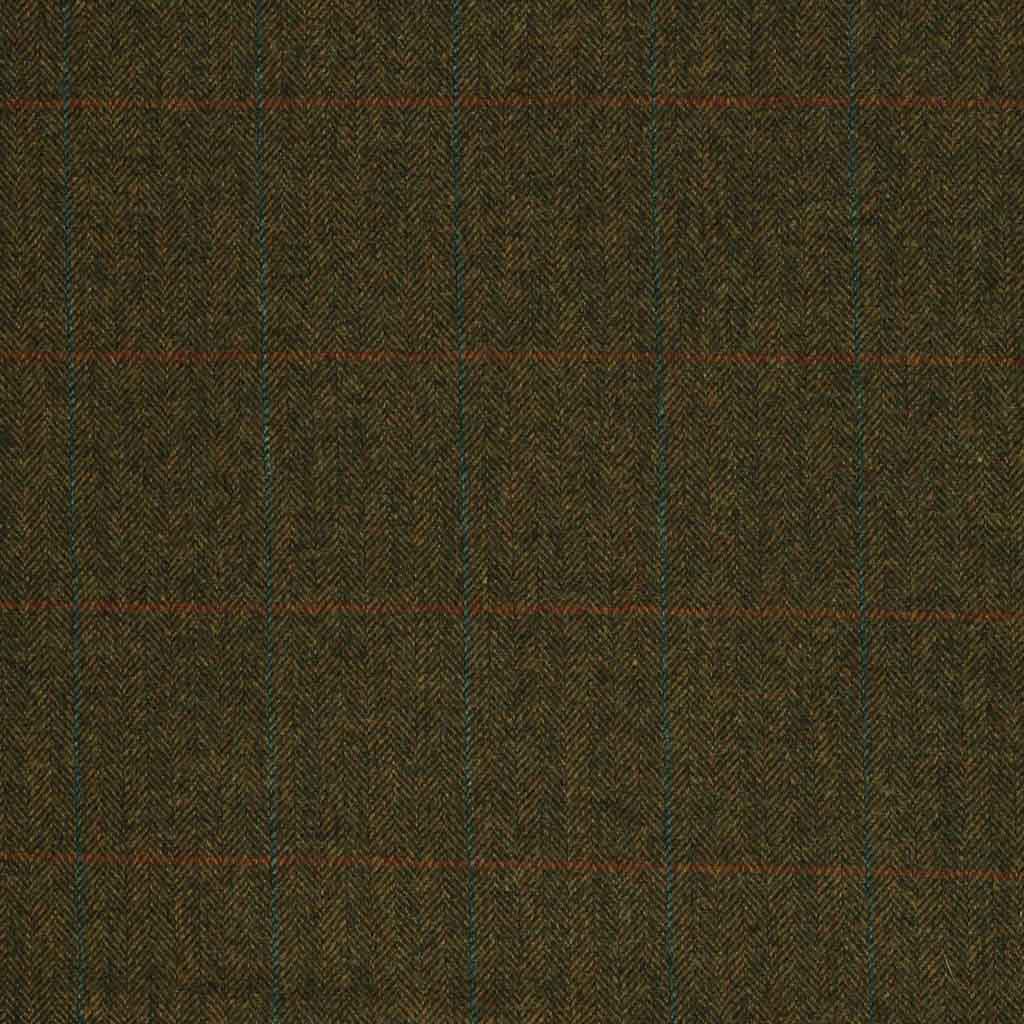 BROWN, BLUE CHECKS