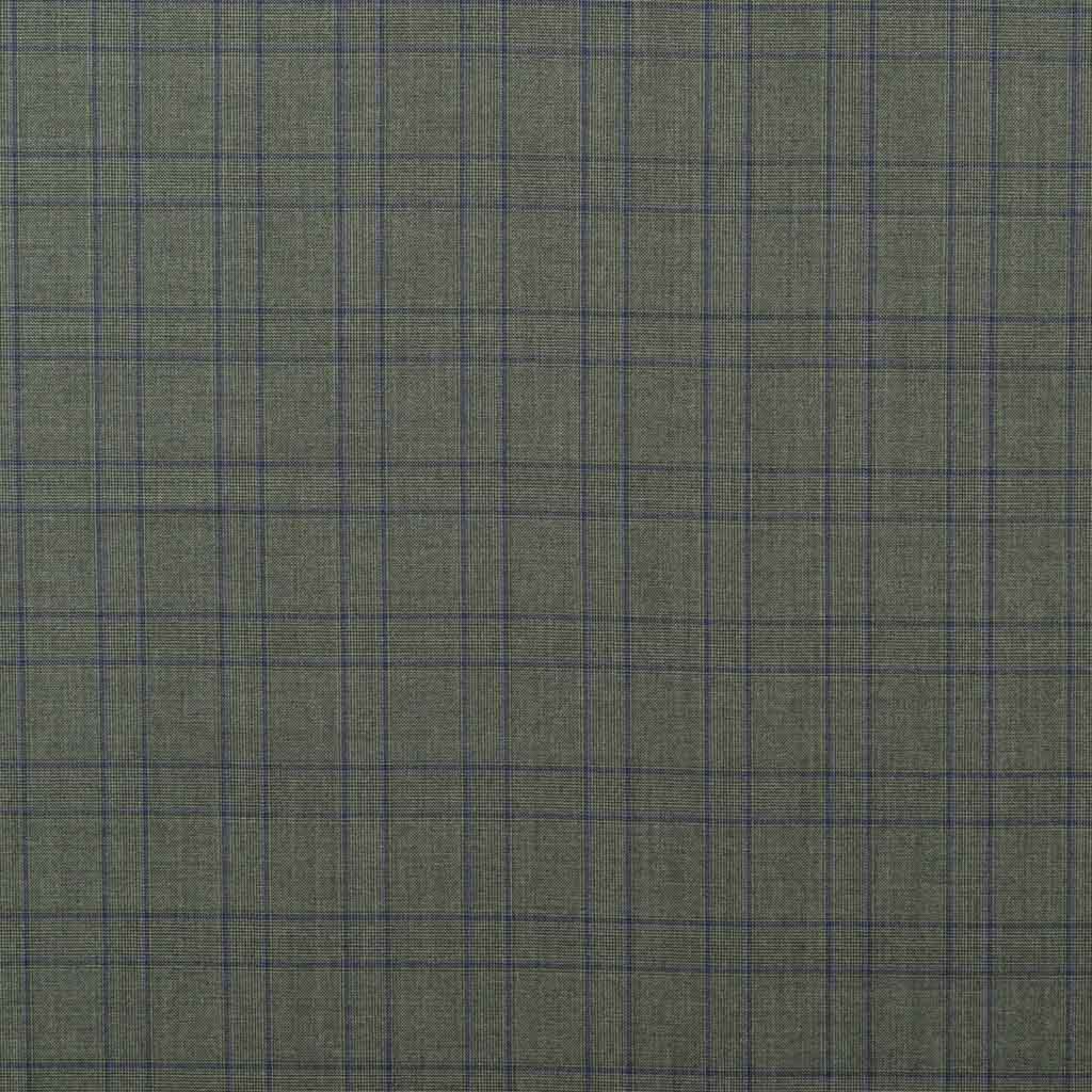 GREY, BLUE CHECKS