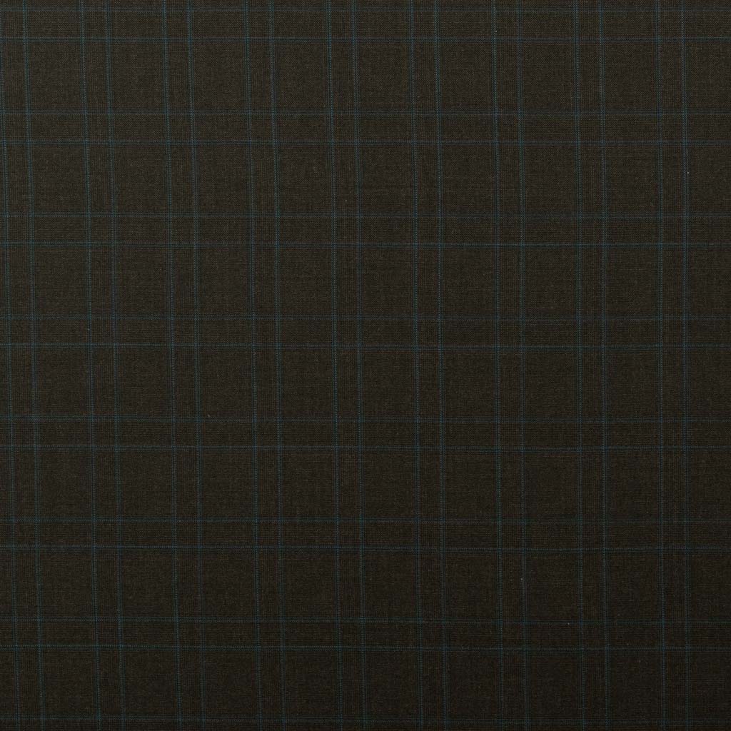 BROWN, BLUE CHECKS