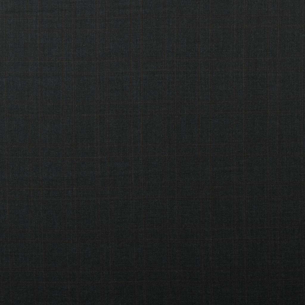 DARK BLUE, BROWN CHECKS