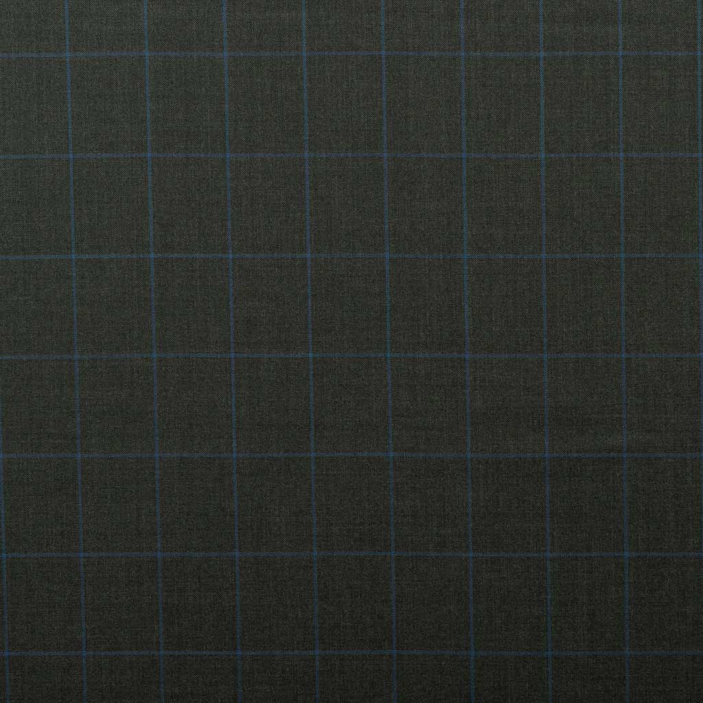 GREY, BLUE CHECKS