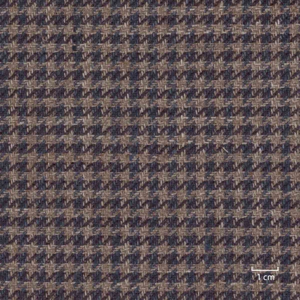BROWN, BLUE CHECKS