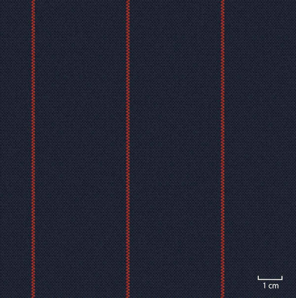 DARK BLUE, RED STRIPES
