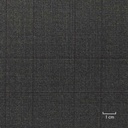 DARK BROWN, RED CHECKS