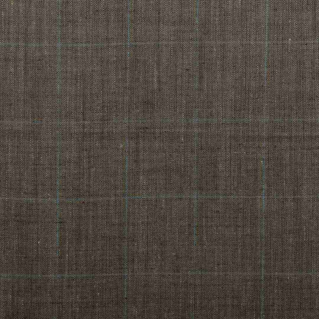 BROWN, BLUE CHECKS (ST# 32042)