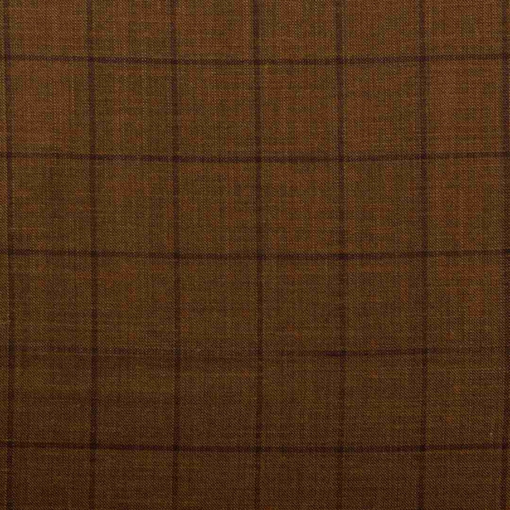 ORANGE, BROWN CHECKS