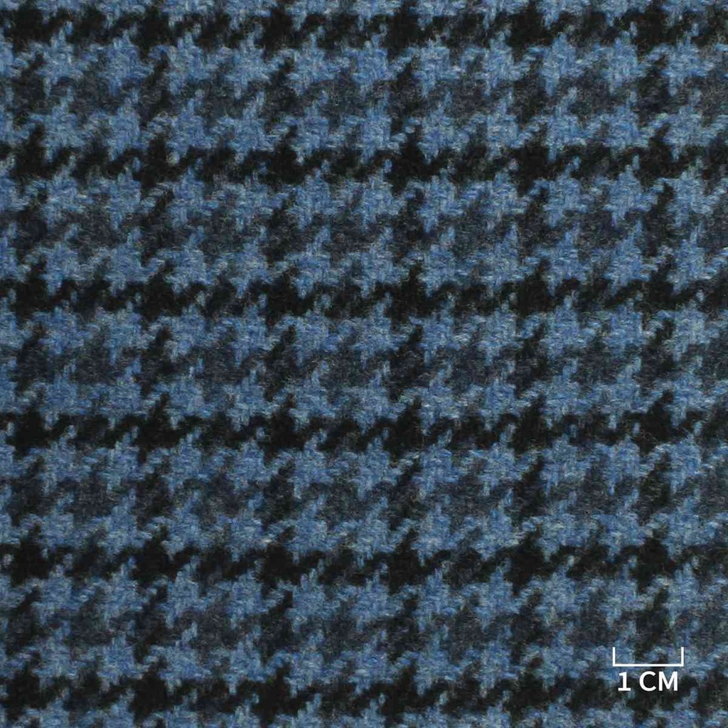 BLUE &amp; BLACK, HOUNDSTOOTH