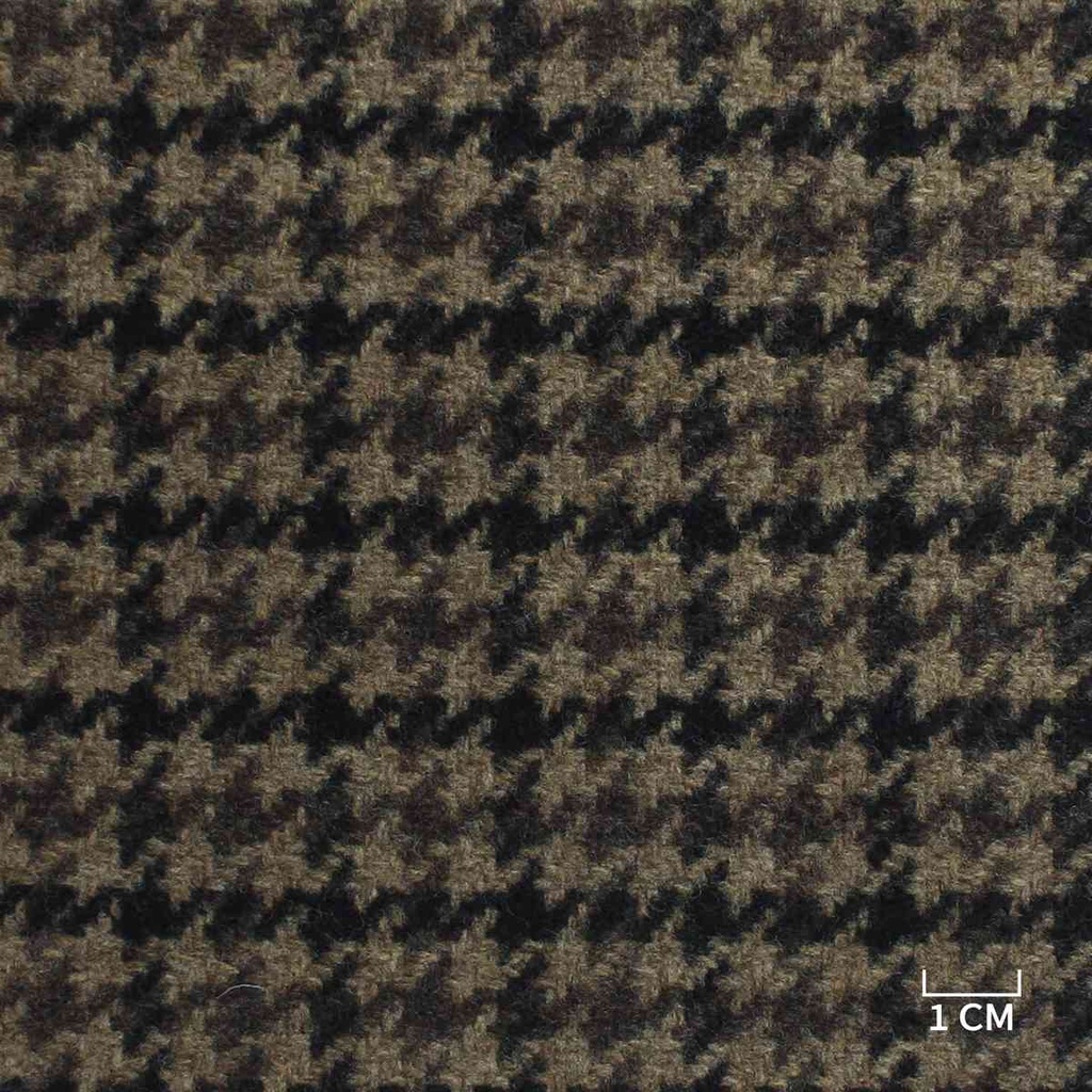DARK BROWN & BLACK, HOUNDSTOOTH (ST# 23025)