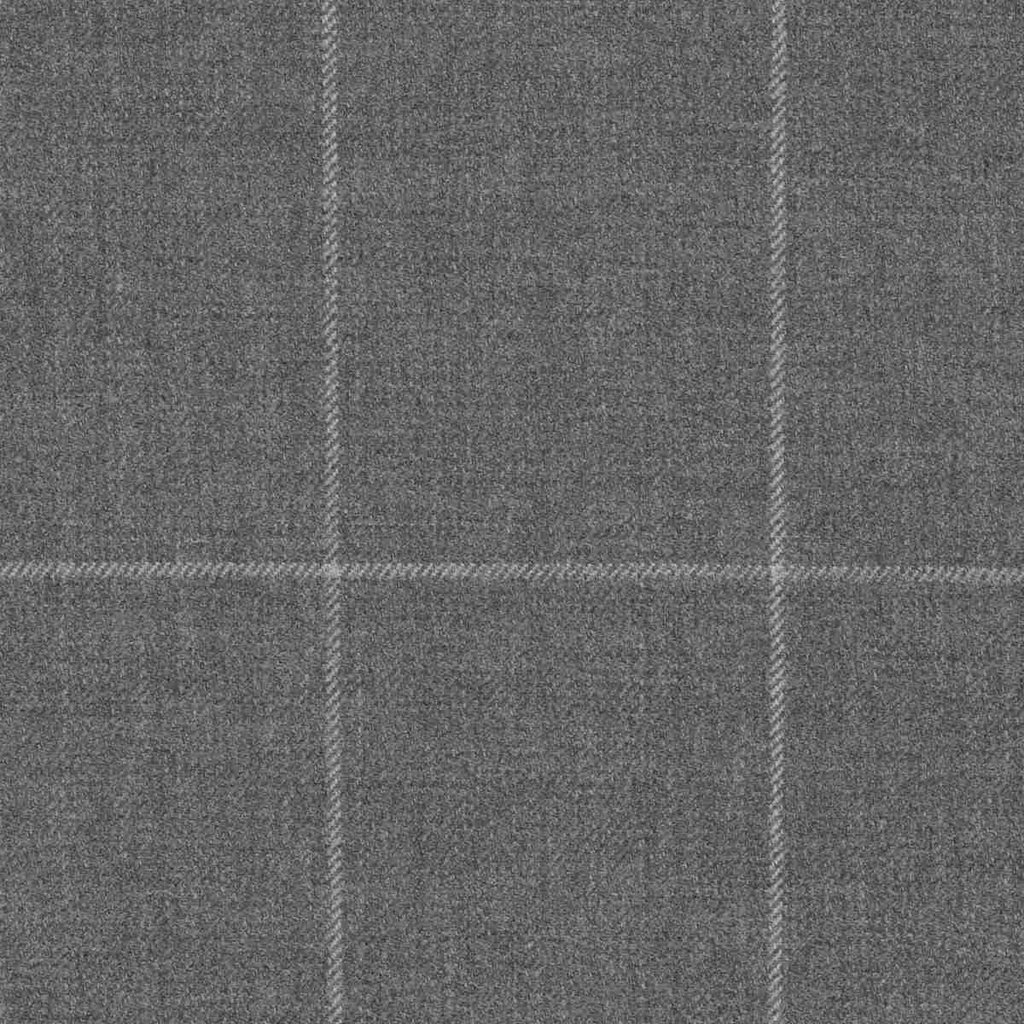GREY, BIG OFF WHITE CHECKS (DR# 61013)