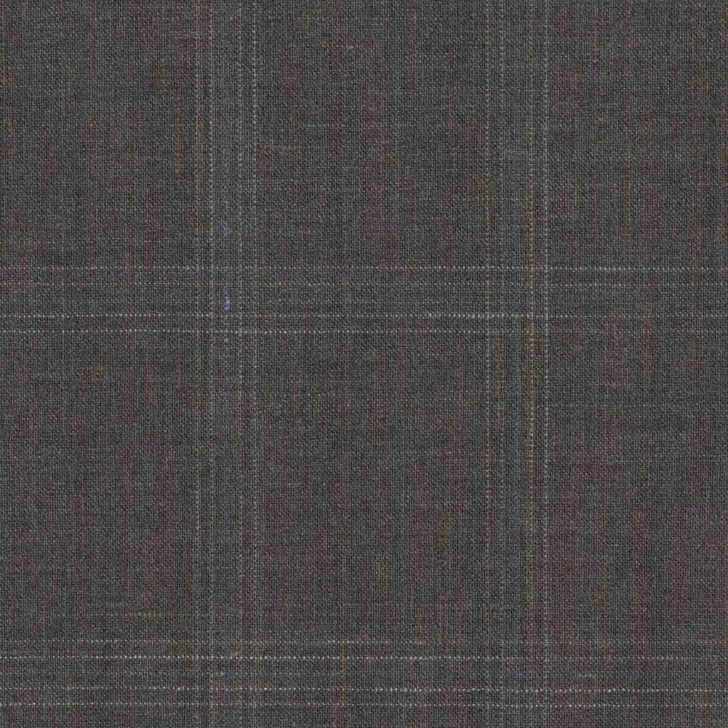 BROWN, MIXED BLUE CHECKS (DR# 50407)