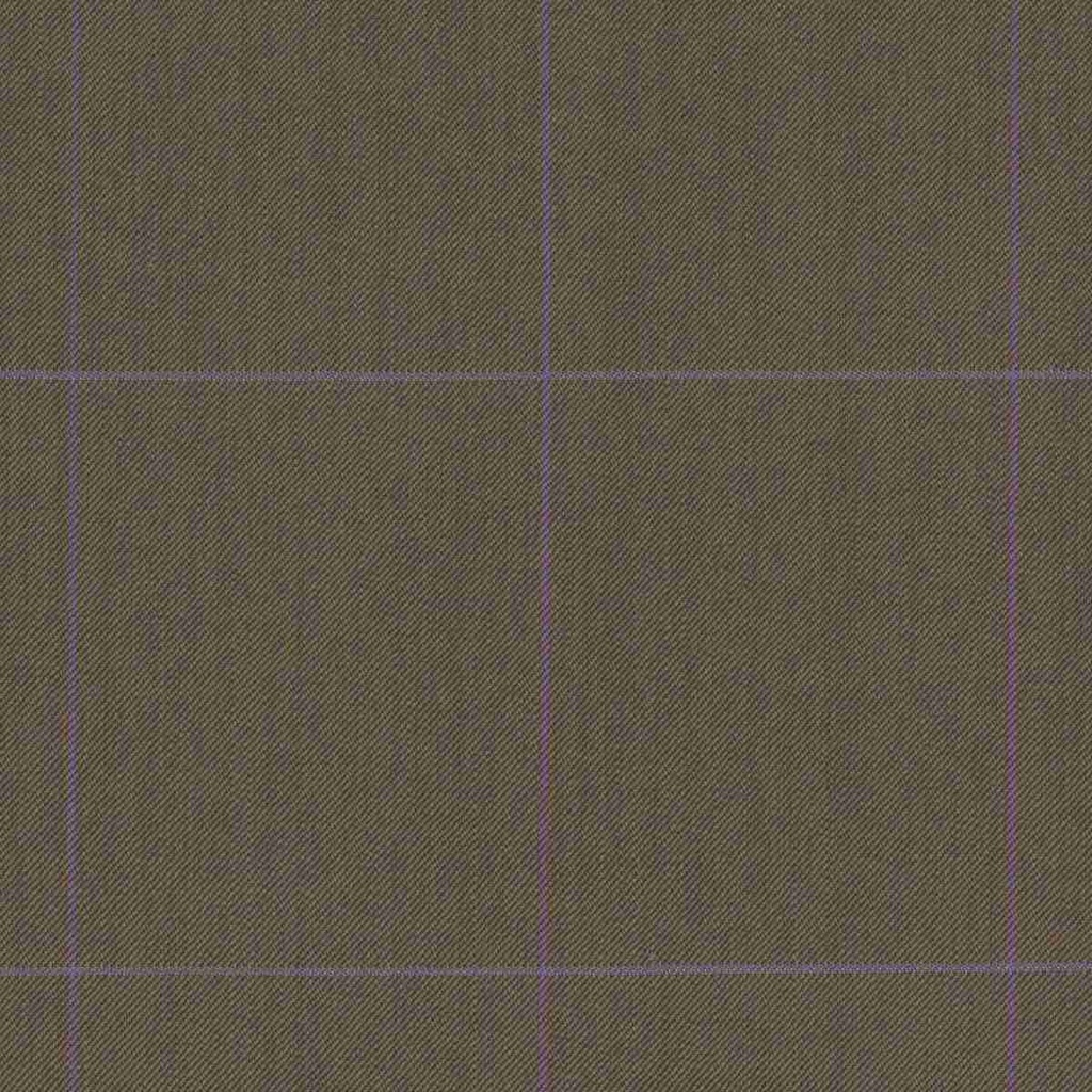 OLIVE YELLOW, PURPLE CHECKS (DR# 50441)