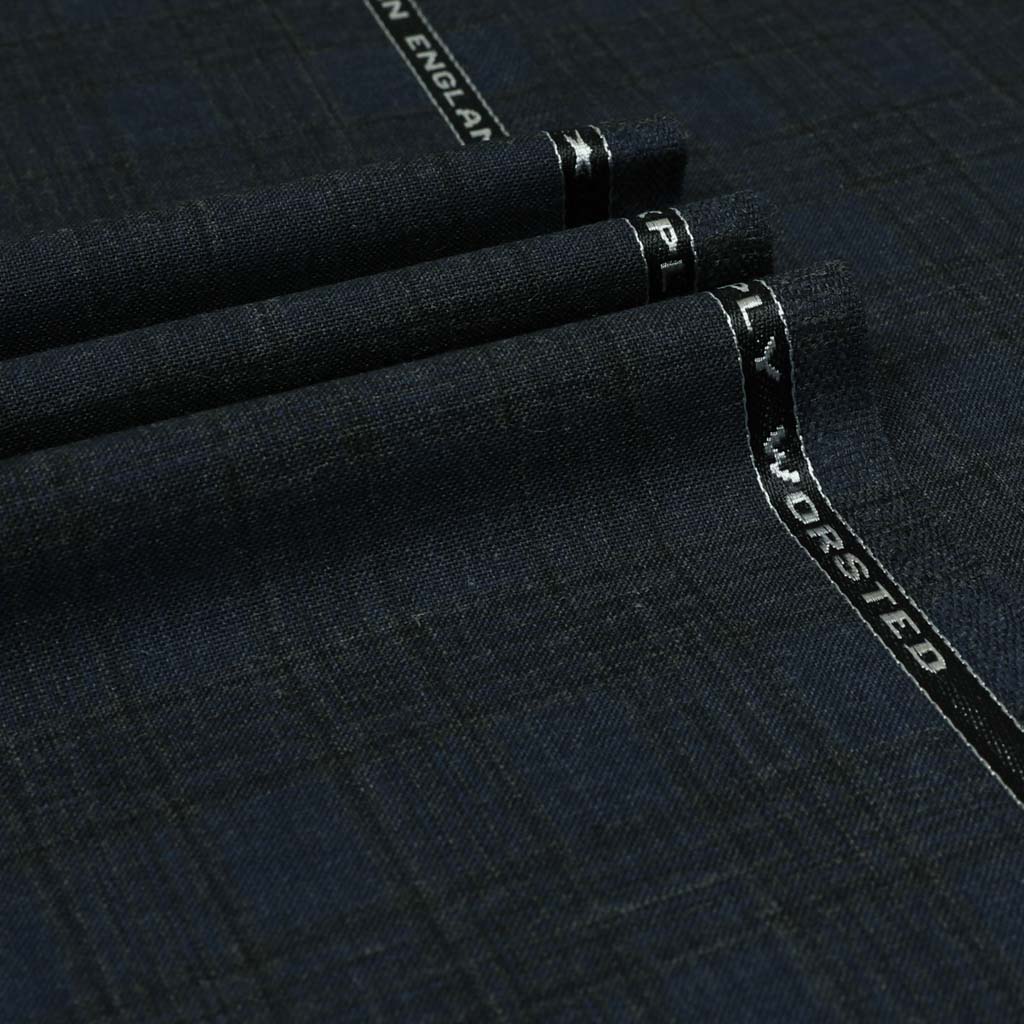 BLUE, GREY CHECKS