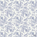 BLUE CIRCLE FLORAL PATTERN