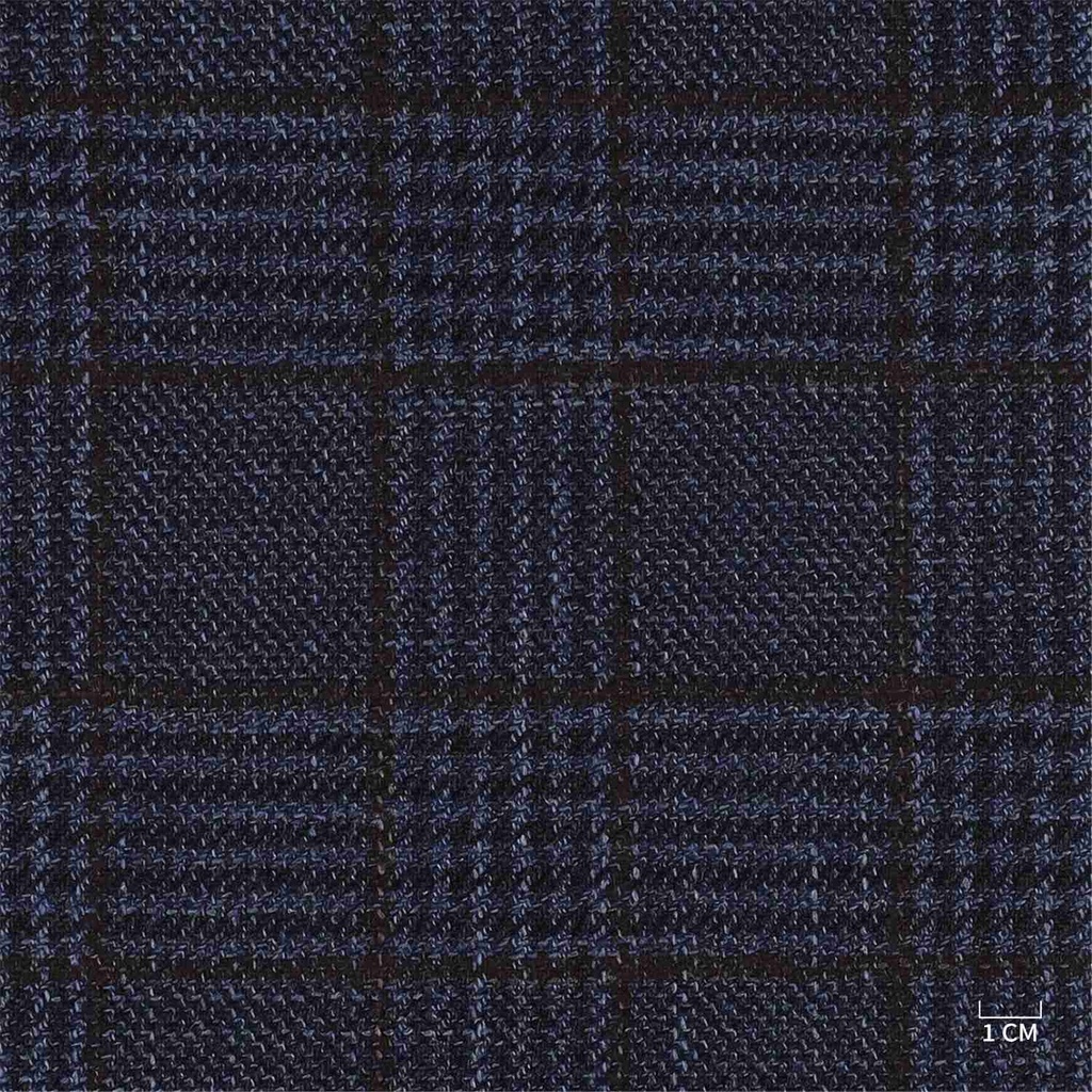 BLUE, BROWN CHECKS (100/14)