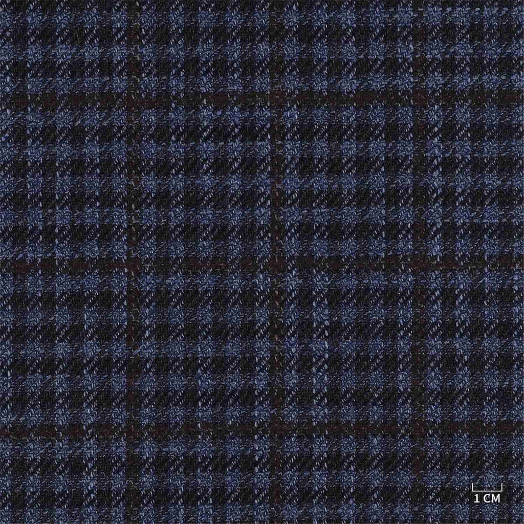 BLUE, BROWN CHECKS (100/18)