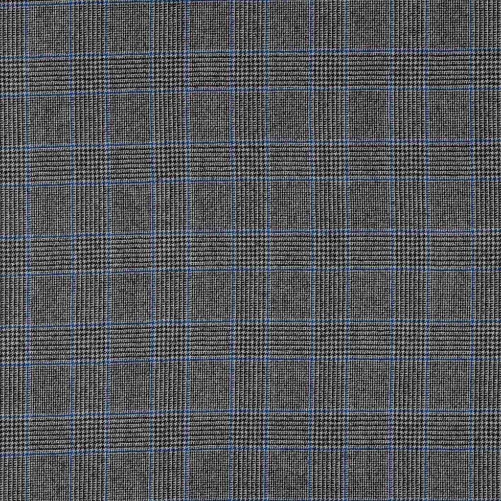 GREY, BLUE CHECKS