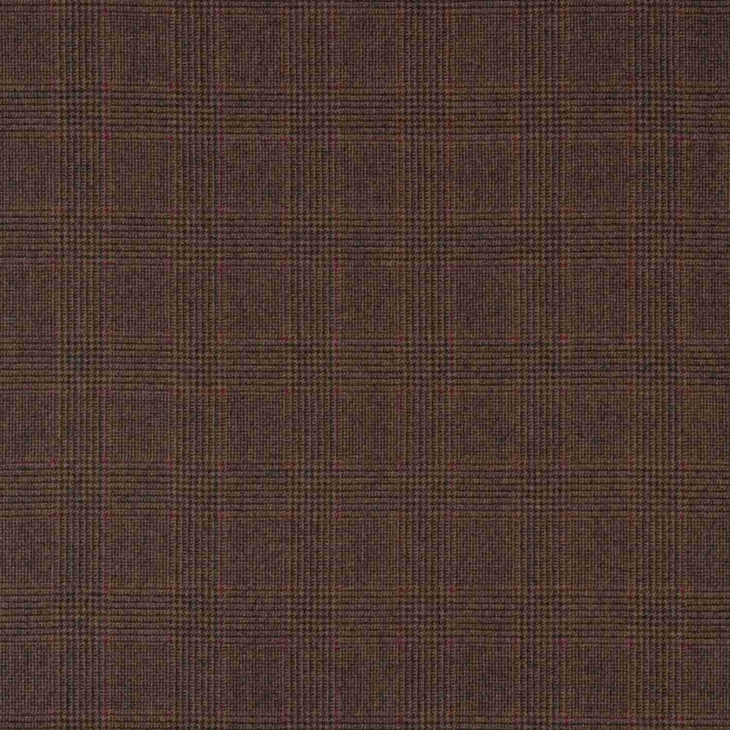 BROWN, RED CHECKS (ST# 17039)