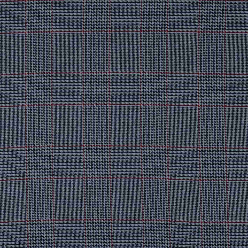 BLUE, RED CHECKS