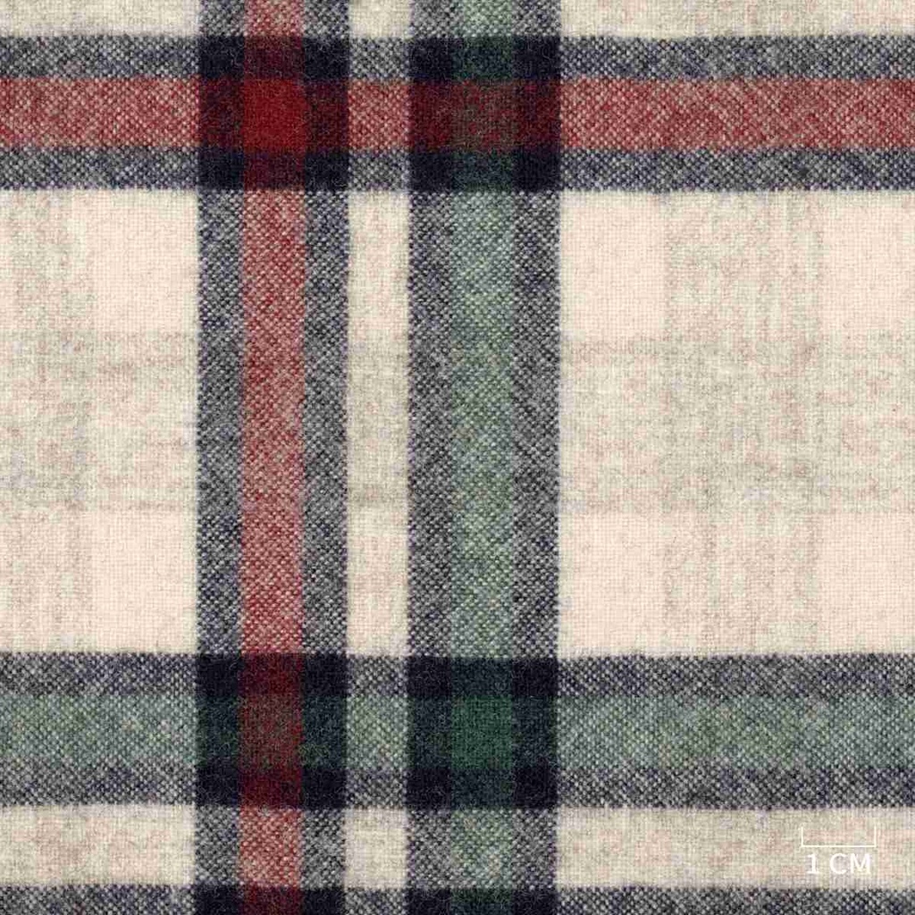 BEIGE, GREEN RED BLUE CHECKS (DR# 90442)