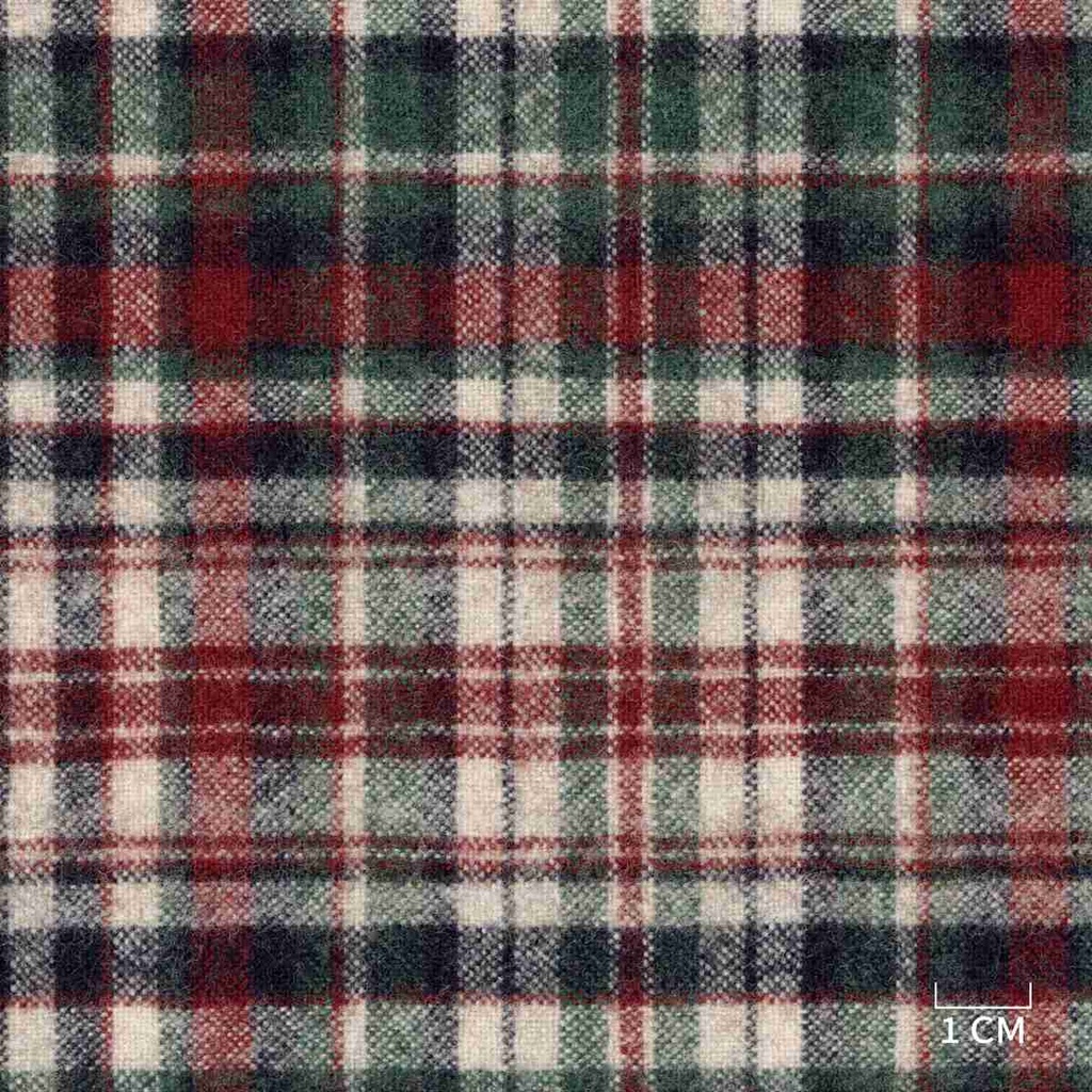 BEIGE, GREEN RED BLUE CHECKS (DR# 90443)
